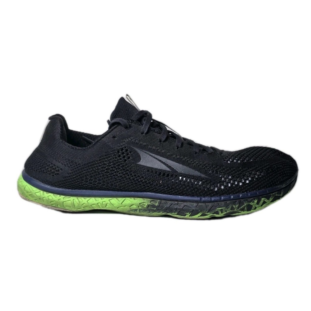 ALTRA ESCALANTE MEN'S KNIT TRAINERS BLACK /GREEN Mens Size 12 US